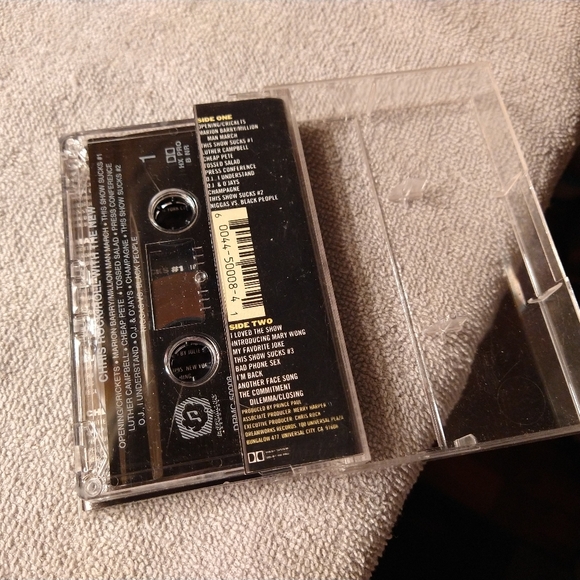 Vintage 1997 Chris Rock - Roll With The New Comedy Stand-up Cassette Tested - Picture 3 of 3